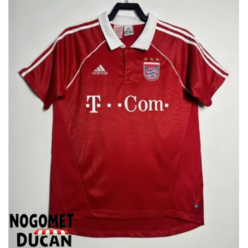 Bayern Munich 2005-2006 Retro Domaci Dres Kratak Rukav Bayern Munich 2005-2006 Retro Domaci Dres Kratak Rukav