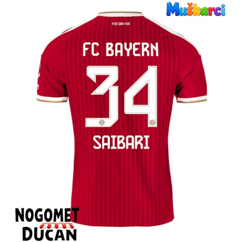 Bayern Munich Ismael Saibari #34 Domaci Dres 2026-27 Kratak Rukav Bayern Munich Ismael Saibari #34 Domaci Dres 2026-27 Kratak Rukav