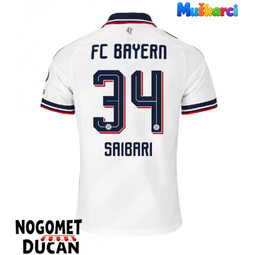 Bayern Munich Ismael Saibari #34 Gostujuci Dres 2026-27 Kratak Rukav Bayern Munich Ismael Saibari #34 Gostujuci Dres 2026-27 Kratak Rukav
