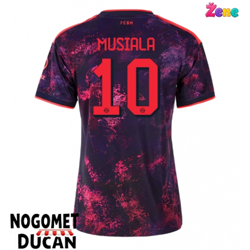 Bayern Munich Jamal Musiala #10 Rezervni Dres Ženska 2026-27 Kratak Rukav Bayern Munich Jamal Musiala #10 Rezervni Dres Ženska 2026-27 Kratak Rukav