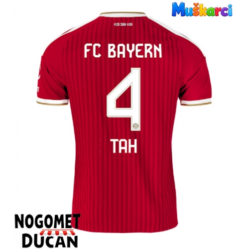 Bayern Munich Jonathan Tah #4 Domaci Dres 2026-27 Kratak Rukav Bayern Munich Jonathan Tah #4 Domaci Dres 2026-27 Kratak Rukav