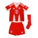 Bayern Munich Jonathan Tah #4 Domaci Dres za djecu 2025-26 Kratak Rukav (+ Kratke hlače)