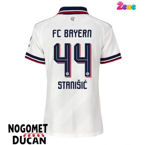 Bayern Munich Josip Stanisic #44 Gostujuci Dres Ženska 2026-27 Kratak Rukav Bayern Munich Josip Stanisic #44 Gostujuci Dres Ženska 2026-27 Kratak Rukav