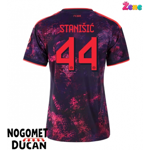 Bayern Munich Josip Stanisic #44 Rezervni Dres Ženska 2026-27 Kratak Rukav Bayern Munich Josip Stanisic #44 Rezervni Dres Ženska 2026-27 Kratak Rukav