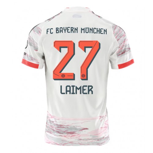 Bayern Munich Konrad Laimer #27 Gostujuci Dres 2025-26 Kratak Rukav Bayern Munich Konrad Laimer #27 Gostujuci Dres 2025-26 Kratak Rukav