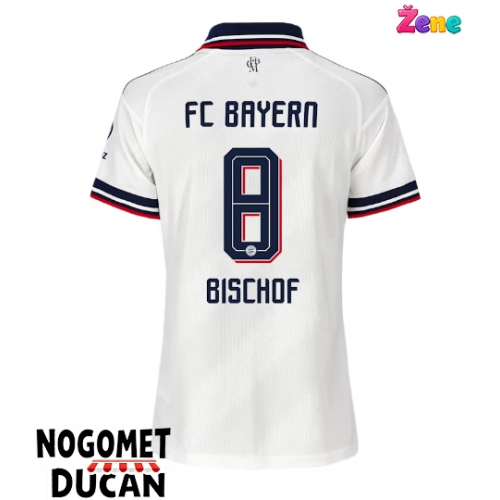 Bayern Munich Tom Bischof #8 Gostujuci Dres Ženska 2026-27 Kratak Rukav Bayern Munich Tom Bischof #8 Gostujuci Dres Ženska 2026-27 Kratak Rukav