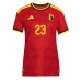 Belgija Amadou Onana #24 Domaci Dres Ženska SP 2026 Kratak Rukav Belgija Amadou Onana #24 Domaci Dres Ženska SP 2026 Kratak Rukav