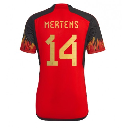 Belgija Dries Mertens #14 Domaci Dres SP 2022 Kratak Rukav