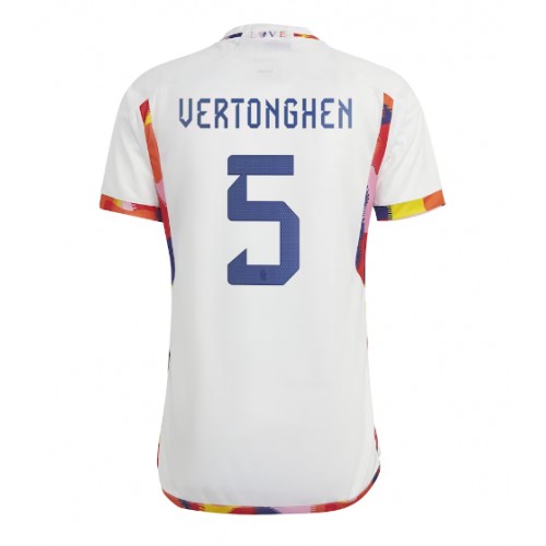 Belgija Jan Vertonghen #5 Gostujuci Dres SP 2022 Kratak Rukav