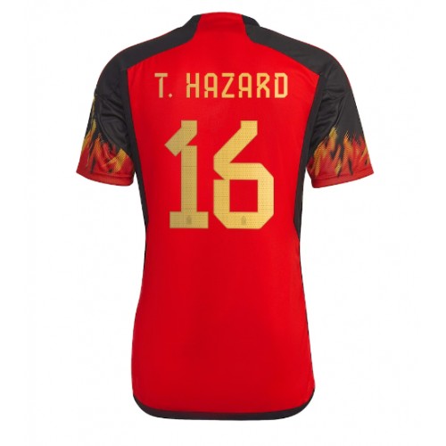 Belgija Thorgan Hazard #16 Domaci Dres SP 2022 Kratak Rukav