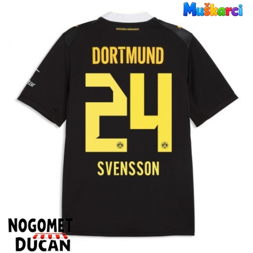 Borussia Dortmund Daniel Svensson #24 Gostujuci Dres 2026-27 Kratak Rukav Borussia Dortmund Daniel Svensson #24 Gostujuci Dres 2026-27 Kratak Rukav