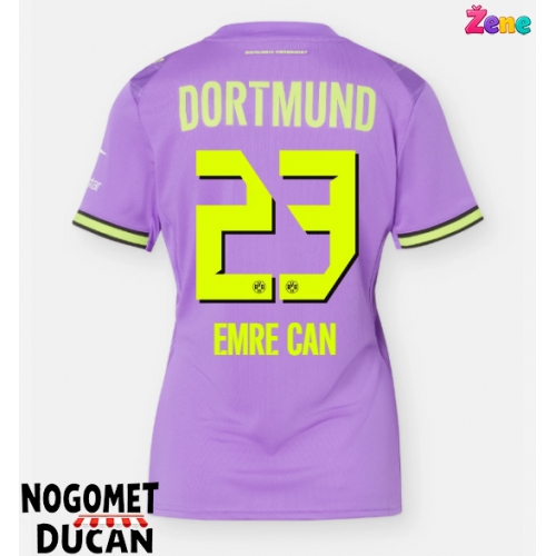 Borussia Dortmund Emre Can #23 Rezervni Dres Ženska 2026-27 Kratak Rukav Borussia Dortmund Emre Can #23 Rezervni Dres Ženska 2026-27 Kratak Rukav