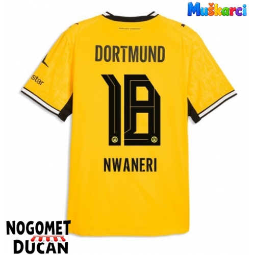 Borussia Dortmund Ethan Nwaneri #18 Domaci Dres 2026-27 Kratak Rukav Borussia Dortmund Ethan Nwaneri #18 Domaci Dres 2026-27 Kratak Rukav