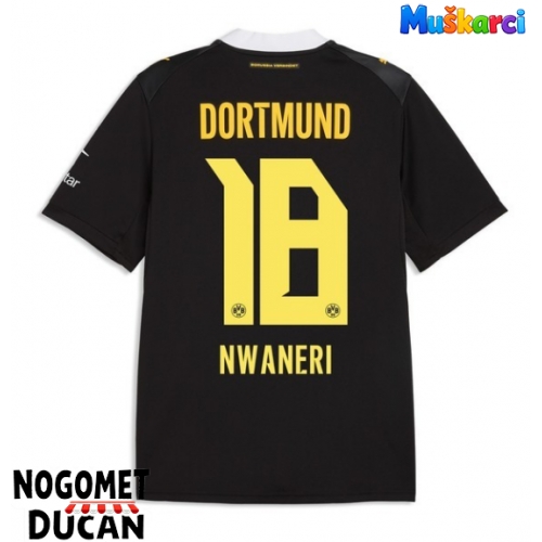 Borussia Dortmund Ethan Nwaneri #18 Gostujuci Dres 2026-27 Kratak Rukav Borussia Dortmund Ethan Nwaneri #18 Gostujuci Dres 2026-27 Kratak Rukav