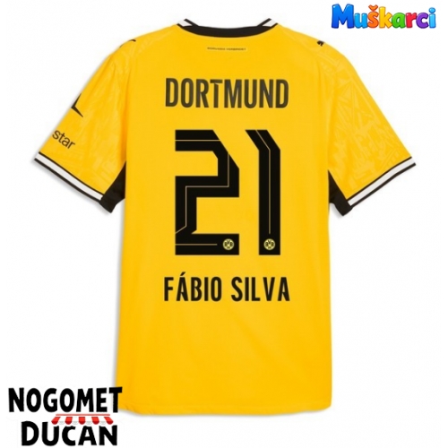Borussia Dortmund Fabio Silva #21 Domaci Dres 2026-27 Kratak Rukav Borussia Dortmund Fabio Silva #21 Domaci Dres 2026-27 Kratak Rukav