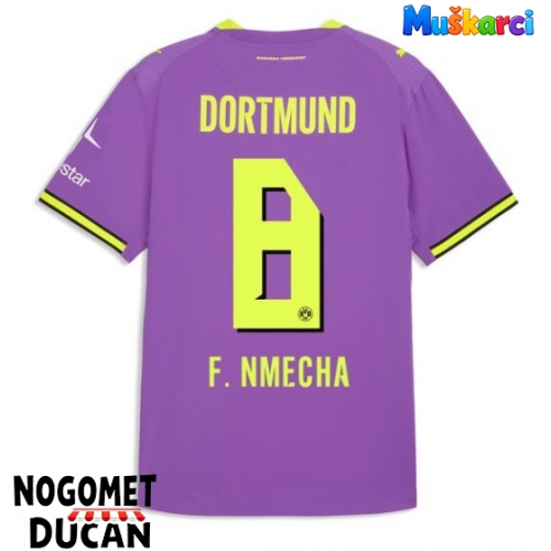 Borussia Dortmund Felix Nmecha #8 Rezervni Dres 2026-27 Kratak Rukav Borussia Dortmund Felix Nmecha #8 Rezervni Dres 2026-27 Kratak Rukav