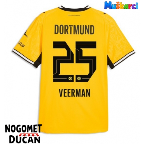 Borussia Dortmund Joey Veerman #25 Domaci Dres 2026-27 Kratak Rukav Borussia Dortmund Joey Veerman #25 Domaci Dres 2026-27 Kratak Rukav