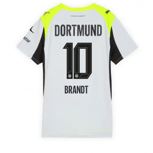 Borussia Dortmund Julian Brandt #10 Gostujuci Dres Ženska 2025-26 Kratak Rukav Borussia Dortmund Julian Brandt #10 Gostujuci Dres Ženska 2025-26 Kratak Rukav