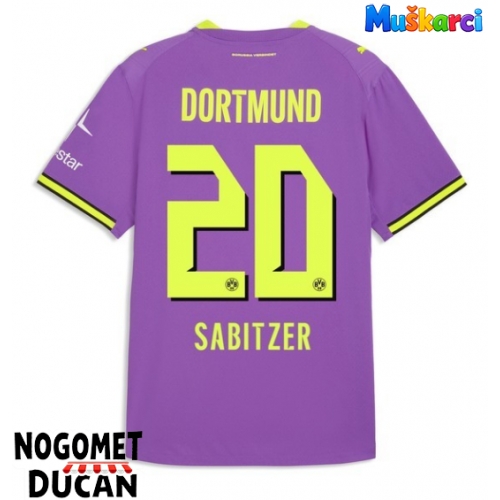 Borussia Dortmund Marcel Sabitzer #20 Rezervni Dres 2026-27 Kratak Rukav Borussia Dortmund Marcel Sabitzer #20 Rezervni Dres 2026-27 Kratak Rukav