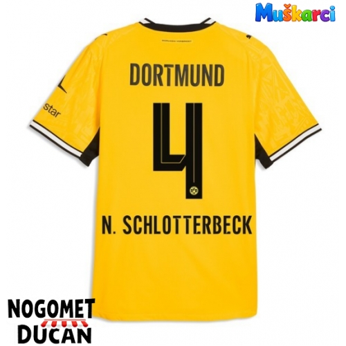 Borussia Dortmund Nico Schlotterbeck #4 Domaci Dres 2026-27 Kratak Rukav Borussia Dortmund Nico Schlotterbeck #4 Domaci Dres 2026-27 Kratak Rukav