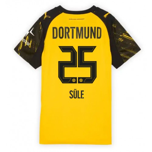 Borussia Dortmund Niklas Sule #25 Domaci Dres Ženska 2025-26 Kratak Rukav Borussia Dortmund Niklas Sule #25 Domaci Dres Ženska 2025-26 Kratak Rukav