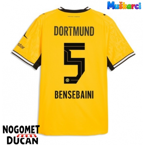 Borussia Dortmund Ramy Bensebaini #5 Domaci Dres 2026-27 Kratak Rukav Borussia Dortmund Ramy Bensebaini #5 Domaci Dres 2026-27 Kratak Rukav