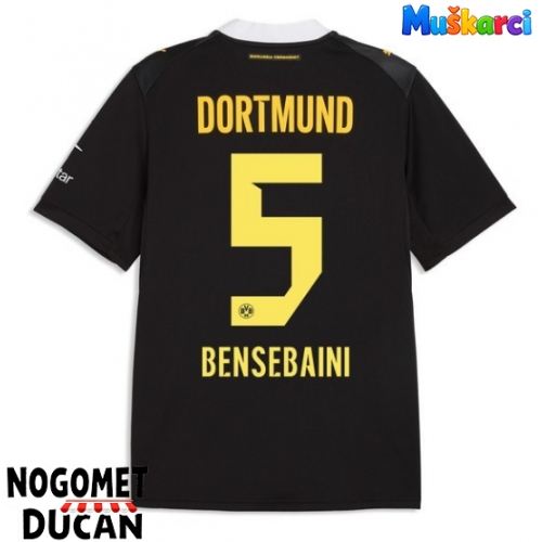 Borussia Dortmund Ramy Bensebaini #5 Gostujuci Dres 2026-27 Kratak Rukav Borussia Dortmund Ramy Bensebaini #5 Gostujuci Dres 2026-27 Kratak Rukav