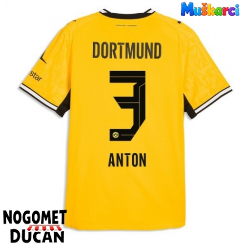 Borussia Dortmund Waldemar Anton #3 Domaci Dres 2026-27 Kratak Rukav Borussia Dortmund Waldemar Anton #3 Domaci Dres 2026-27 Kratak Rukav