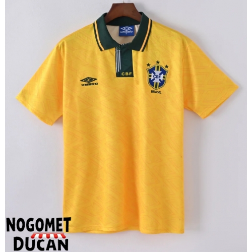 Brazil 1991-1993 Retro Domaci Dres Kratak Rukav Brazil 1991-1993 Retro Domaci Dres Kratak Rukav