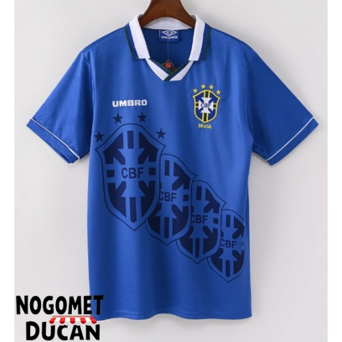 Brazil 1995-1997 Retro Fourth Dres Kratak Rukav Brazil 1995-1997 Retro Fourth Dres Kratak Rukav