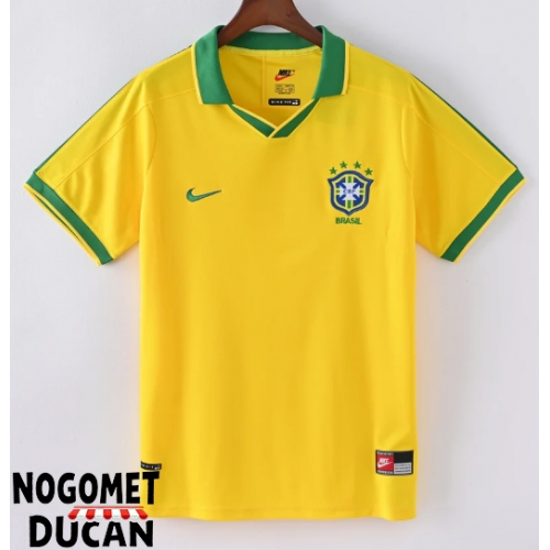 Brazil 1997 Retro Domaci Dres Kratak Rukav Brazil 1997 Retro Domaci Dres Kratak Rukav