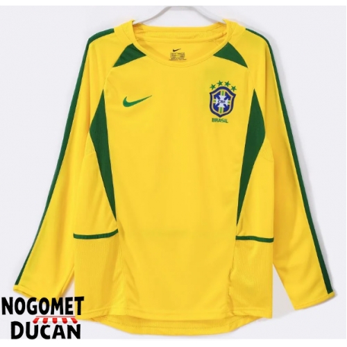 Brazil 2002 Retro Domaci Dres Dugi Rukav Brazil 2002 Retro Domaci Dres Dugi Rukav
