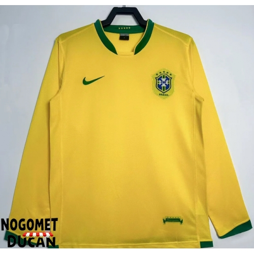Brazil 2006 Retro Domaci Dres Dugi Rukav Brazil 2006 Retro Domaci Dres Dugi Rukav