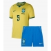 Brazil Casemiro #5 Domaci Dres za djecu SP 2026 Kratak Rukav (+ Kratke hlače)