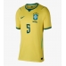 Brazil Casemiro #5 Domaci Dres Ženska SP 2026 Kratak Rukav Brazil Casemiro #5 Domaci Dres Ženska SP 2026 Kratak Rukav