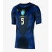 Brazil Casemiro #5 Gostujuci Dres Ženska SP 2026 Kratak Rukav