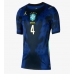 Brazil Marquinhos #4 Gostujuci Dres Ženska SP 2026 Kratak Rukav