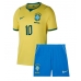 Brazil Neymar Jr #10 Domaci Dres za djecu SP 2026 Kratak Rukav (+ Kratke hlače)