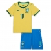 Brazil Vinicius Junior #10 Domaci Dres za djecu SP 2026 Kratak Rukav (+ Kratke hlače)