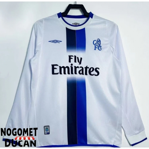 Chelsea 2003-2005 Retro Gostujuci Dres Dugi Rukav Chelsea 2003-2005 Retro Gostujuci Dres Dugi Rukav