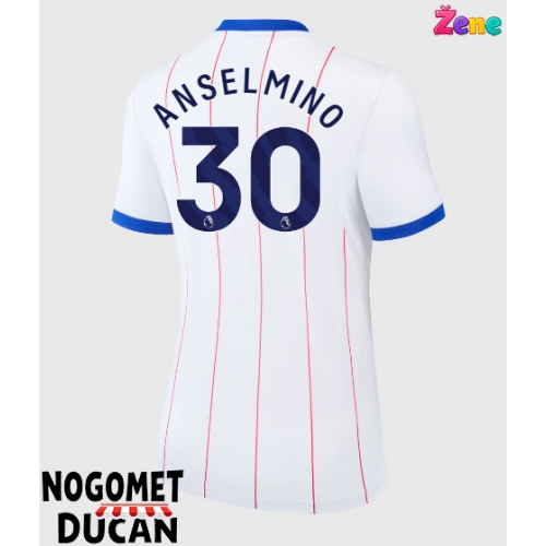 Chelsea Aaron Anselmino #30 Rezervni Dres Ženska 2026-27 Kratak Rukav Chelsea Aaron Anselmino #30 Rezervni Dres Ženska 2026-27 Kratak Rukav