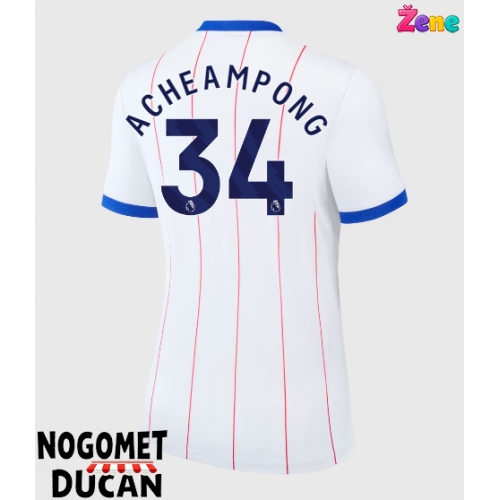 Chelsea Josh Acheampong #34 Rezervni Dres Ženska 2026-27 Kratak Rukav Chelsea Josh Acheampong #34 Rezervni Dres Ženska 2026-27 Kratak Rukav