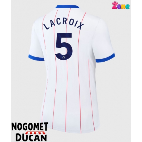 Chelsea Maxence Lacroix #5 Rezervni Dres Ženska 2026-27 Kratak Rukav Chelsea Maxence Lacroix #5 Rezervni Dres Ženska 2026-27 Kratak Rukav