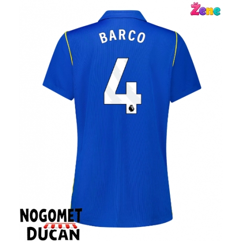 Chelsea Valentin Barco #4 Domaci Dres Ženska 2026-27 Kratak Rukav Chelsea Valentin Barco #4 Domaci Dres Ženska 2026-27 Kratak Rukav