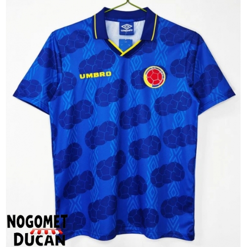 Colombia 1994 Retro Gostujuci Dres Kratak Rukav Colombia 1994 Retro Gostujuci Dres Kratak Rukav