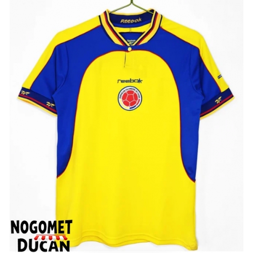 Colombia 2001 Retro Domaci Dres Kratak Rukav Colombia 2001 Retro Domaci Dres Kratak Rukav