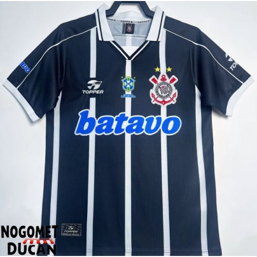 Corinthians 1999-2000 Retro Gostujuci Dres Kratak Rukav Corinthians 1999-2000 Retro Gostujuci Dres Kratak Rukav