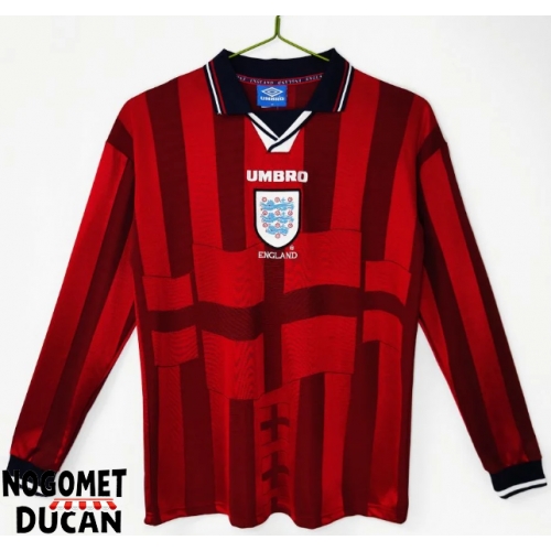 Engleska 1998 Retro Gostujuci Dres Dugi Rukav Engleska 1998 Retro Gostujuci Dres Dugi Rukav