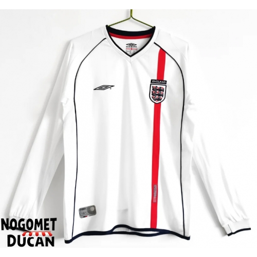 Engleska 2002 Retro Domaci Dres Dugi Rukav Engleska 2002 Retro Domaci Dres Dugi Rukav