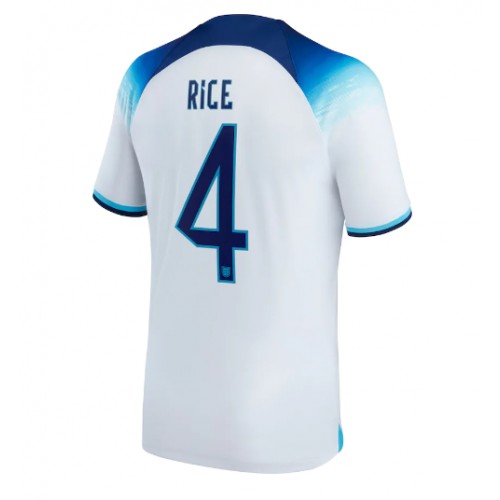 Engleska Declan Rice #4 Domaci Dres SP 2022 Kratak Rukav